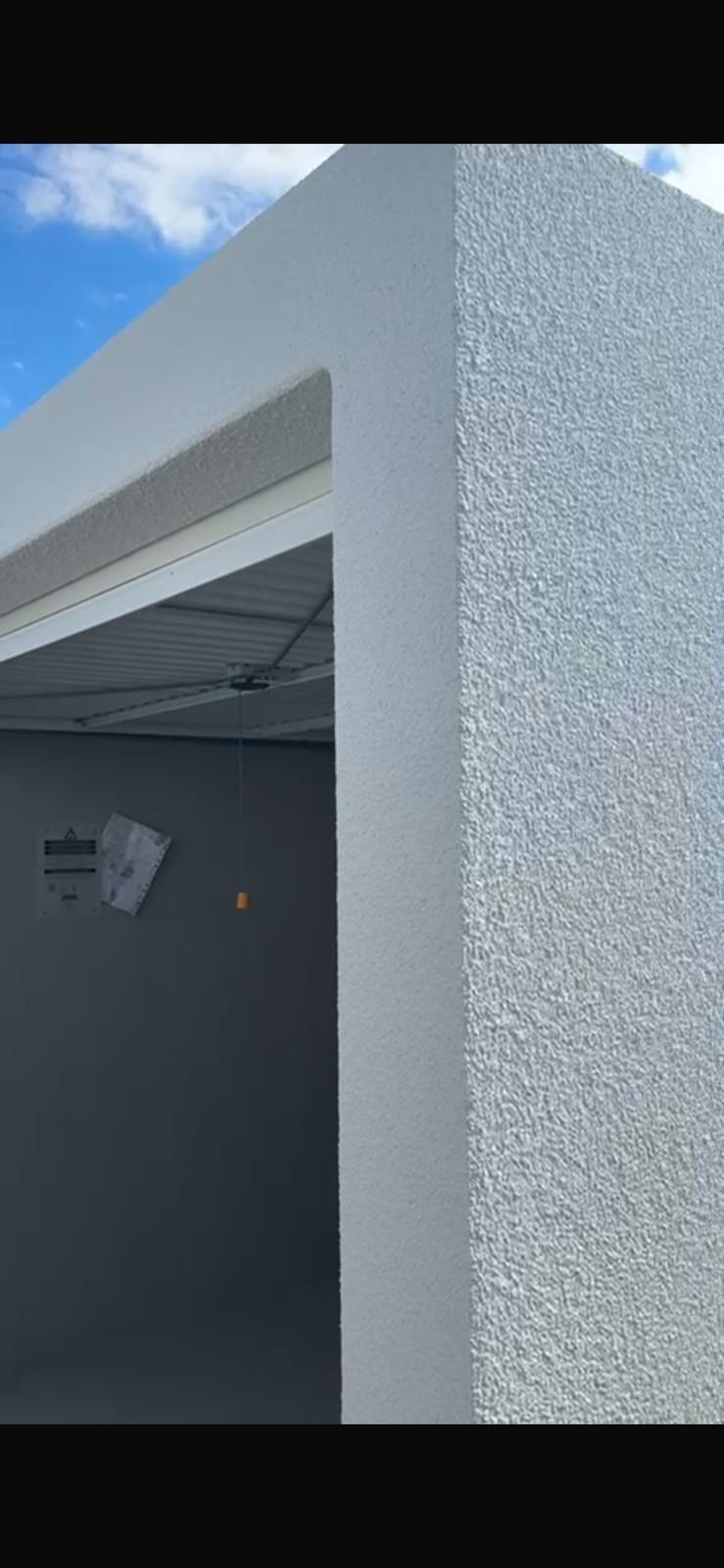 Verputzte Außenfassade